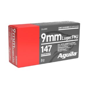 Aguila 9mm 147gr FMJ FP 50rd