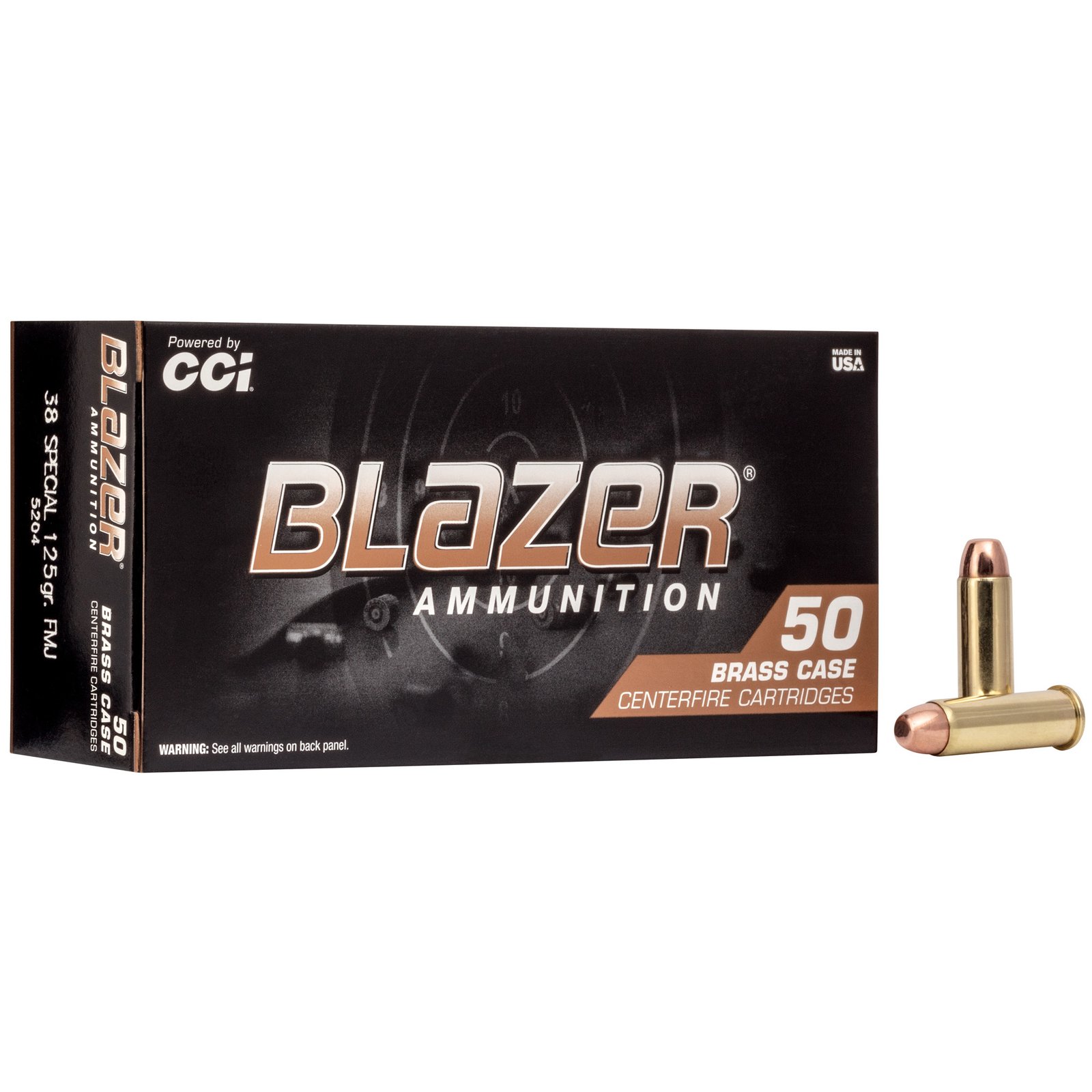 Blazer .38 Spl 125 Gr FMJ 50 Rd