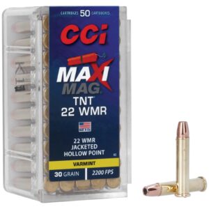 CCI Maxi-Mag Tnt 22 WMR 30gr JHP 50rd