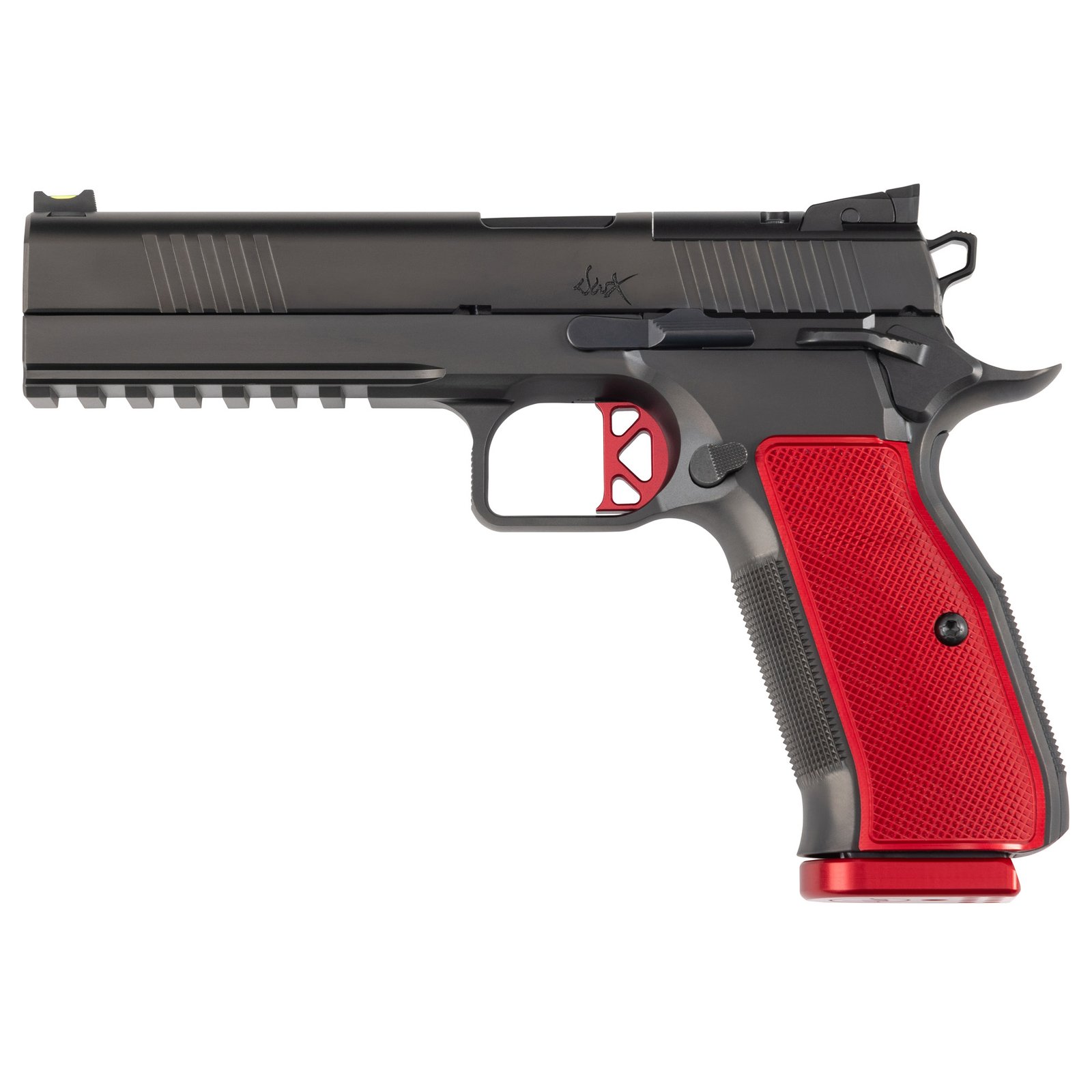 Dan Wesson DWX 9mm 4.95" BBL Blk/Red FOD OR 2/19rd Mags