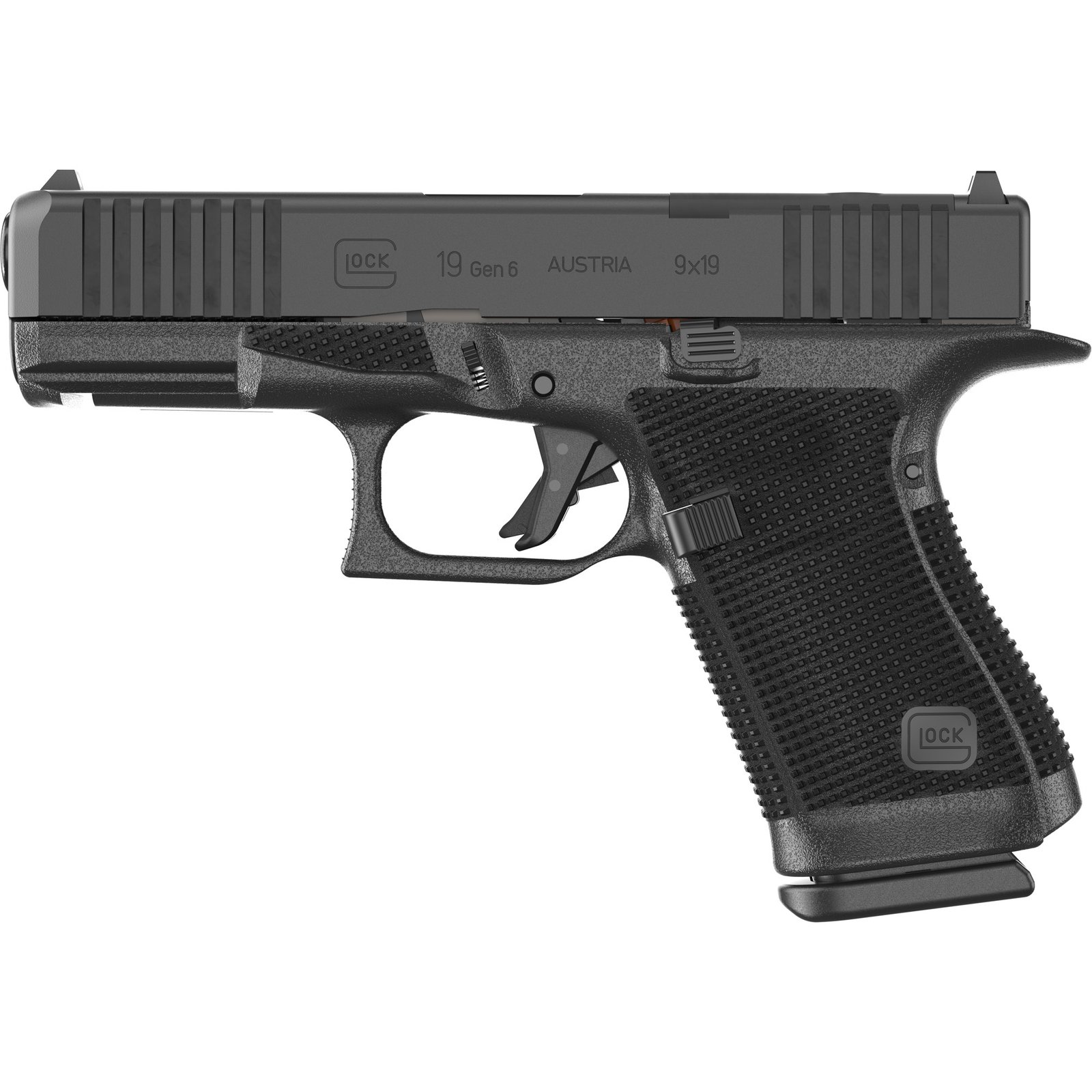 Glock 19 Gen 6 Optic Ready 9mm 4.02" BBL 3/15rd Mags