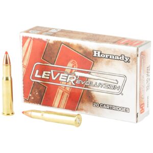 Hornady LEVERevolution .30-30 Winchester 160 Grain Flex Tip EXpanding Brass Cased Centerfire Rifle Ammo 20 Rounds 82730