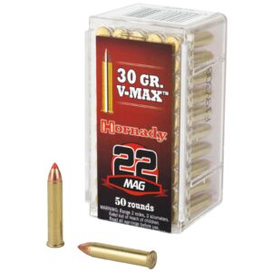 Hornady 22 Mag 30gr V-Max 50rd