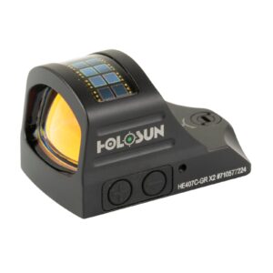 Holosun He407C-Gr-X2 Elite Green 2MOA Reflex Sight Black - Scopes at Academy Sports