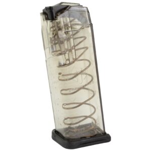 ETS Magazine Glock 19 9mm Luger Polymer Translucent