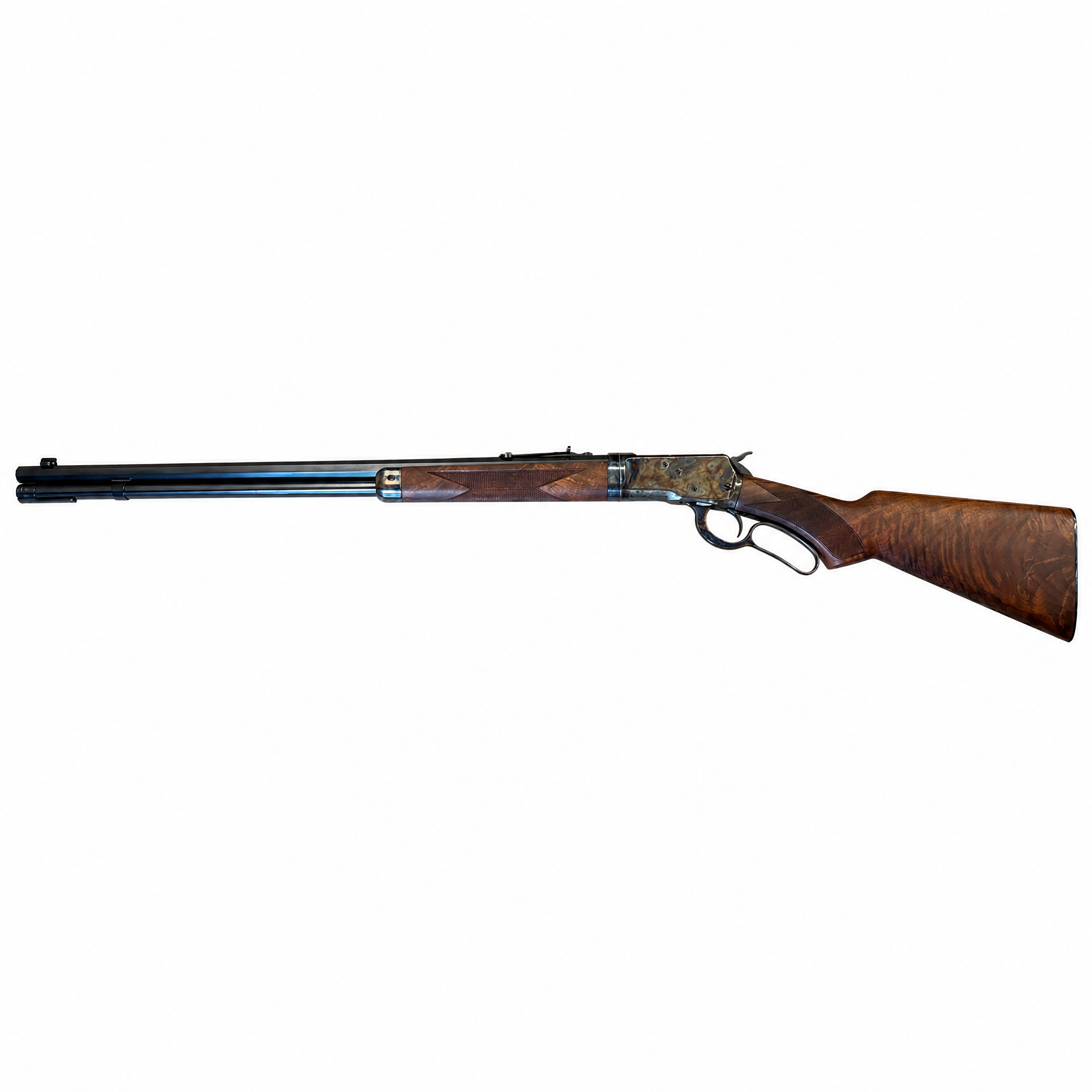 Used Winchester 92 Lever 44-40 w/Original Box Case Colored Receiver - Image 2