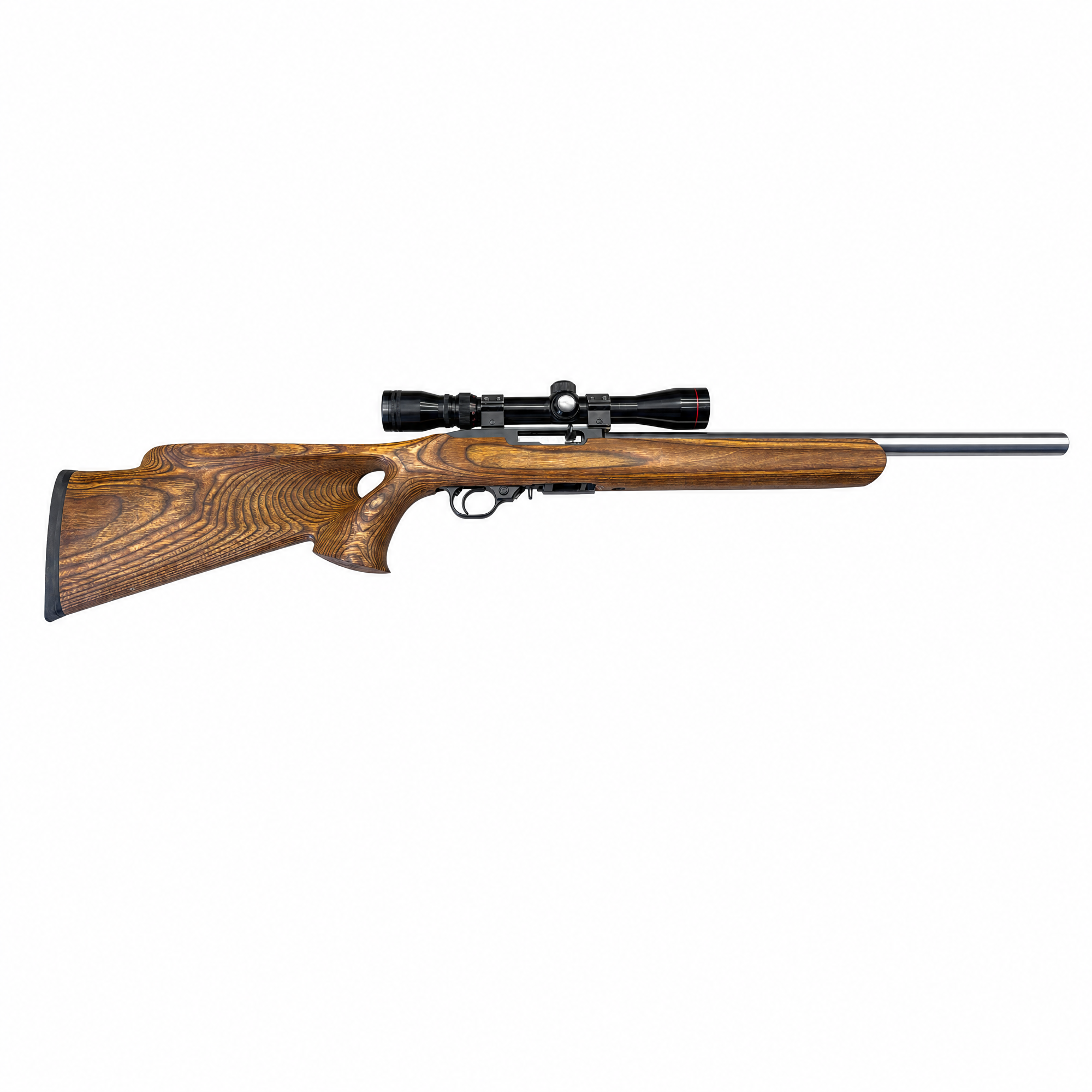 Used Ruger 10/22 .22 LR Rifle with Laminated Thumbhole Stock & Stainless Bull Barrel
