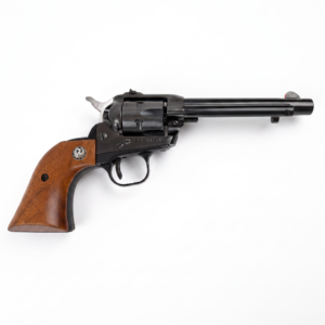 Used Ruger Single Six .22 three screw with factory wood grips 5.5" bbl